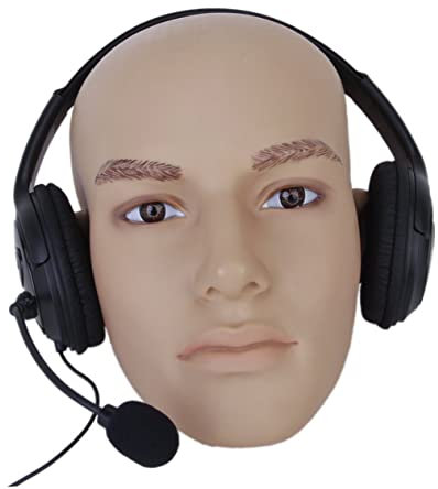 CAXUSD Stereo Kopfhörer Mit Lautstärkeregler Flexiblem Mikrofon Und Sound Geeignet Für Pc Gaming Und Smartphones Schwarz