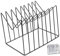 LALADEFIEE Album Record Holder Desktop Magazine Display Rack for Newspapers and Magazines Stylish Iron Storage Organizer for Home and Office