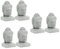 ABOOFAN 3sets Buddha Ornaments Fish Tank Buddha Decor Sculpture Fish Decor Mini Monk Statues Fountain Buddha Statue Outdoor Large Aquarium Decorations Aquariums Figurines Bluestone 2pcs*3