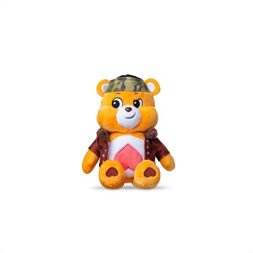 Basic Fun Care Bears x Stranger Things Tenderheart Bear als Lucas – 22 cm Fun Size Plush – Limited Edition Sammlerstück – Geschenk für Stranger Things-Fans
