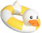 Bouée de Bain pour Enfant Anneau Gonflable de Natation Anneaux de Bain en Forme de Canard Bouée Gonflable Rétro Rayée en PVC Bouées Piscine, pour Les Vacances à la Plage et Les fêtes de Piscine