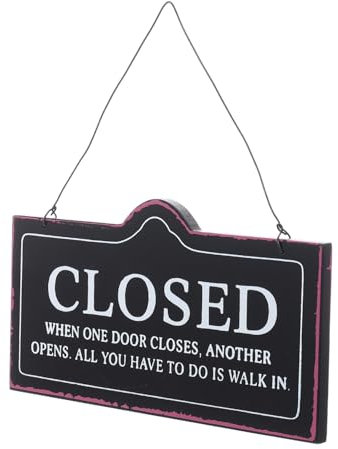 COSMEVIVI Doppelseitiges Türschild „Offen“ – Geschlossen – Schilder Für Unternehmen – Vintage „Offen“ – Rustikales Türschild – „Offen“ – Geschlossen – Schild „Geschlossen“ – Türschild