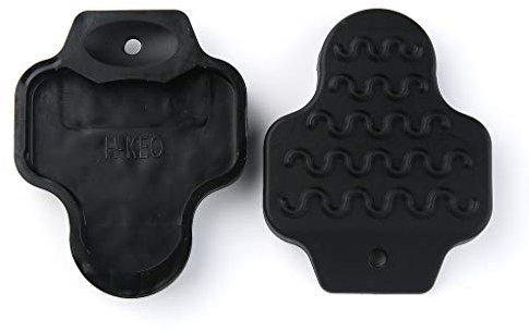 1 Paar Ersatz für SPD-SL/LOOK KEO/LOOK Delta Pedalklampen Abdeckungen Rennrad Stollen Schutz, schwarz Stil 2, 90 x 72 x 15 mm