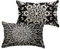 Fundas Cojines 70x90 cm Negro Cojin Rectangular Impermeable Lino Mandala Fundas para Almohadas con Cremallera Oculta, Sofá Patio Jardín Terraza Dormitorio Primavera Verano de Regalo, Juego de 2 1B-360