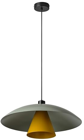 Osram Decor Flying Mushroom Pendelleuchte E27 Grün/Gelb | Decor Flying Mushroom, Ceiling Luminaire, Grün|Gelb, 500 mm dia, 1-Pack