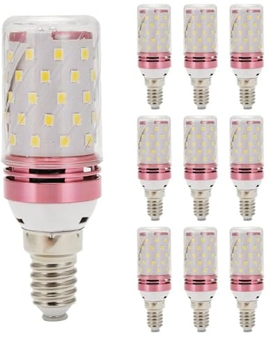 Bosiyrggrl 10Pcs E14 LED Corn Bulb 12W Corn Bulb Replace Lamps Small -in Smart Efficient Bulb Warm Light