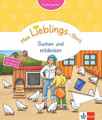 Klett Mein Lieblings-Block Suchen und entdecken: Kindergarten ab 3 Jahre