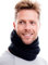 Hilltop Polar Multifunktionstuch, Herbst & Winter Schal, Halstuch, Motorradmaske, Gesichtsmaske, Halswärmer, mit Kordelzug, für Damen und Herren, Design/Farbe:schwarz doppellagig mit Teddy Fleece