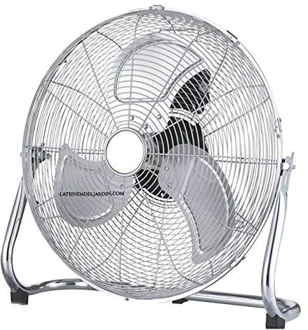 Suinga Industrieller Bodenventilator, 50,8 cm, 120 W, 3 Geschwindigkeitsstufen, neigbar, Metallventilator, Kabel 1,7 m