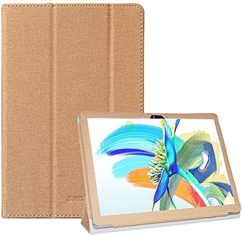 YHFZR Funda Carcasa para Teclast M40 Pro, Slim Smart Carcasa Protectora con Soporte Función Cover Case para Teclast M40 Pro 10,1 Pulgada, Oro