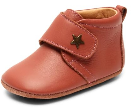 Bisgaard Unisex Baby Star First Walker Shoe, Old Rose, 25 EU
