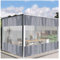 Jueraori Transparent wasserdichte Außen Vorhang, 0.6MM PVC Pavillon Seitenteile mit Ösen, Outdoor Wasserdicht Klar Plane für Pergola Balkon Garage Terrasse, 3 Größen