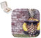 Schmuck-Organizer-Box, PU-Leder, kleines Schmucketui, Kiefer mit Sonnenbrille, lustig