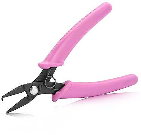 SPEEDWOX Split Ring Opening Pliers Ring Splitter Plier Jump Ring Opener Finger Tool Keychain Pliers for Jewelry Making o Ring Pliers Split Ring Pliers for Fishing Jewelry Beading Repair Making
