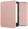kwmobile Klapphülle kompatibel mit Kobo Clara 2E / Tolino Shine 4 Hülle - eReader Case aus Kunstleder - Cover - Rosegold