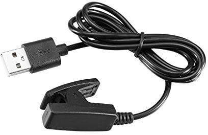 Charging Clip intended for Garmin Approach S20/G10 GPS Golf Watch/Vivomove HR/Lily/Forerunner 230 235 630 30 35 35J 645 735xt Watch USB Data Sync Charge Cradle Dock Charger Cable (Black)