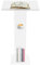 Loohacp Acryl Podium, Transparenter Acryl Rednerpult, FüR Kirche Kanzel, Podium StäNder for Kirche, Vortrag, Hochzeit, Klassenzimmer, 7.5kg Tragbarkeit
