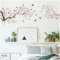 Mlysnd Wandtattoo Baum, Wandtattoo, Ast Vogel Schmetterling Wandtattoo Waldtiere PVC Einfach Anzuwenden Wandtattoo Blumen Wanddeko FüR Wohnzimmer Schlafzimmer Sofa Hintergrund