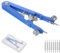 sourcing map 8pcs 1.5 x 12 to 25mm Watch Spring Bar Plier Tool Kit, Stainless Steel Pins Watch Band Link Pins Spring Bars Repair Tool for Metal Chain Leather Strap Watch, Blue