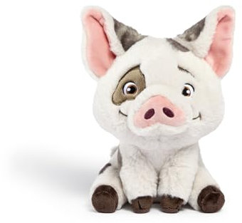 Disney Vaiana 2, Pua Plüschtier, 25cm Plüschfigur, Plüschschwein, Schweinchen, Moana, ab den ersten Lebensmonaten geeignet