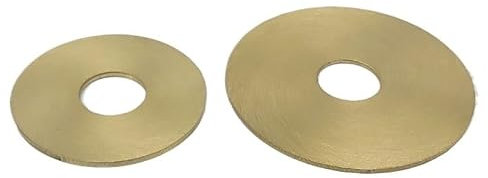 Rondella in ottone Guarnizione piatta in ottone ultrasottile Decorazione lampadario 30mm*1mm, 40mm*1mm, 50mm*1mm Spessore 1mm. 2 pezzi(40mm*1mm)
