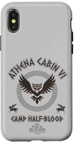 Disney Percy Jackson and the Olympians Athena Cabin VI Badge Hülle für iPhone X/XS
