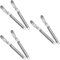 DECHOUS 3 Set Porta Rasoio Da Cucina Elettrico Accessori Spatola Inossidabile Spazzatrice Depilatore Tagliacapelli in Acciaio Strumento Raschiante Acciaio Inossidabile Silver 2 Pezzi * 3