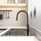 DILECI - Robinet de Cuisine Noir Mat – Mitigeur Design Moderne et Élégant – Finition Noire Durable, Résistant à la Corrosion et Facile à Nettoyer – Idéal pour Cuisine style Contemporain et industriel
