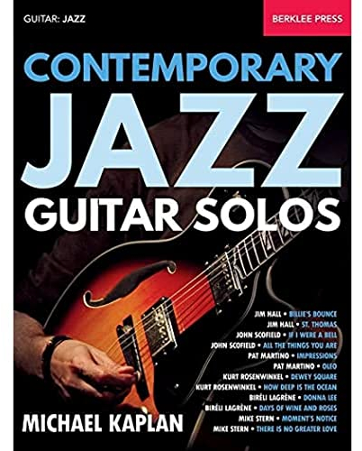 Contemporary Jazz Guitar Solos: Noten, Lehrmaterial für Gitarre (GUITARE)