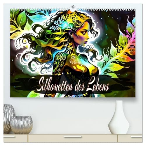 Silhouetten des Lebens (hochwertiger Premium Wandkalender 2026 DIN A2 quer), Kunstdruck in Hochglanz: Ein ganzes Jahr Frau als Natur. (CALVENDO Kunst)