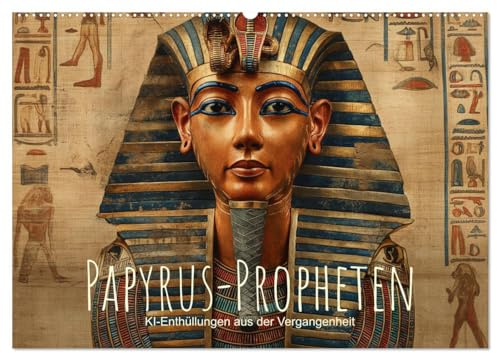 Papyrus-Propheten - KI-Enthüllungen aus der Vergangenheit (Wandkalender 2026 DIN A2 quer), CALVENDO Monatskalender: Ägyptische Ästhetik: KI-Kalender, ... Illustrationen. (CALVENDO Wissenschaft)