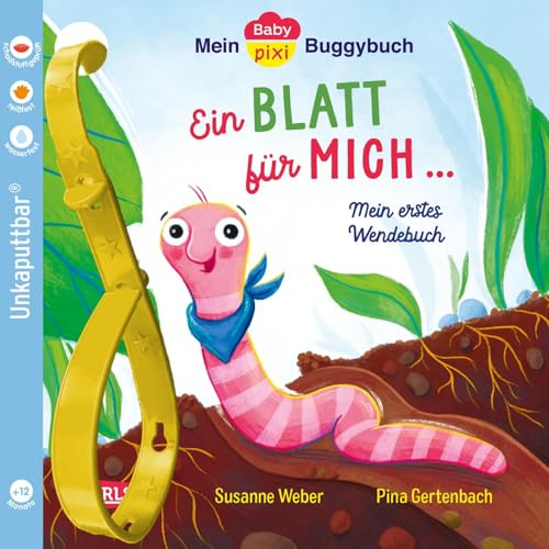 Baby Pixi (unkaputtbar) 145: Mein Baby-Pixi-Buggybuch: Ein Blatt für mich – ein Blatt für dich: Mein erstes Wendebuch | Ein wasserfestes und ... 12 Monaten – auch als Badebuch geeignet (145)