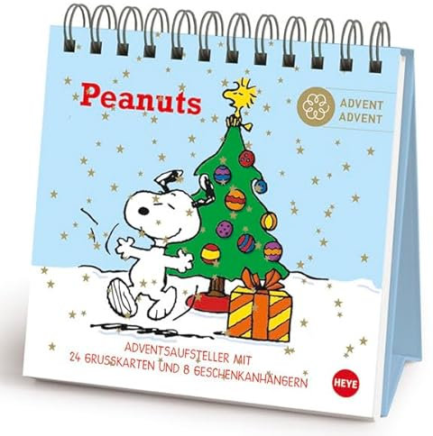Peanuts Adventsaufsteller Geschenkbuch