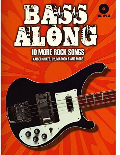 Bass Along - 10 More Rock Songs: Noten, CD für Bass-Gitarre: 10 More Rock Songs. Von Coldplay, Bryan Adams, The Beatles, The Cure etc.. Auf der CD: ... Mitspielversion mit Klick. Text dtsch.-engl.