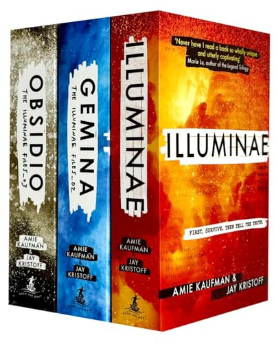 Illuminae Files Series Collection 3 Books Set By Jay Kristoff, Amie Kaufman (Illuminae, Gemina, Obsidio)