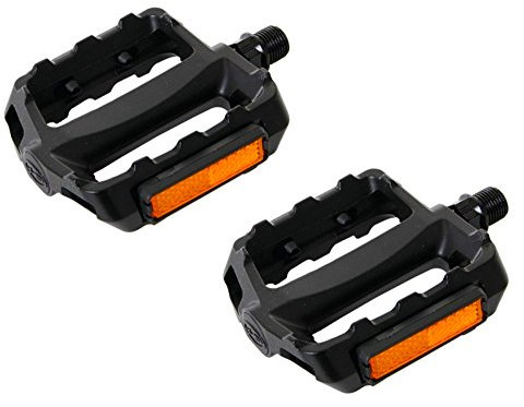 VP Components VP-469 Pedale 9/16 Zoll für Fixie, Fixed Gang, Trekking, Urban Bike (schwarz)