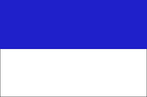 Fan-O-Menal 24461 - Bandera decorativa (150 x 90 cm), color azul y blanco