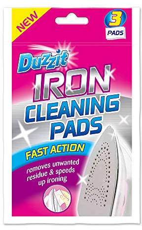 Duzzit 2 x Packs of 3 FAST ACTING Iron Cleaning Pads - removes residue and speeds up ironing