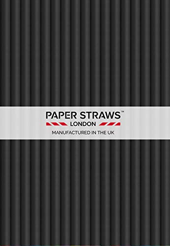 250 Black Paper Straws - Manufactured in The UK to Food Safety Standards.100% Environmental Friendly, Biodegradable and Recyclable. Ideal for Cold and Hot Drinks.