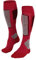 FALKE Damen Skisocken SK4 Advanced W Kh Wolle Funktionsmaterial warm dünn 1 Paar, Rot Rose 8680-O, 41-42