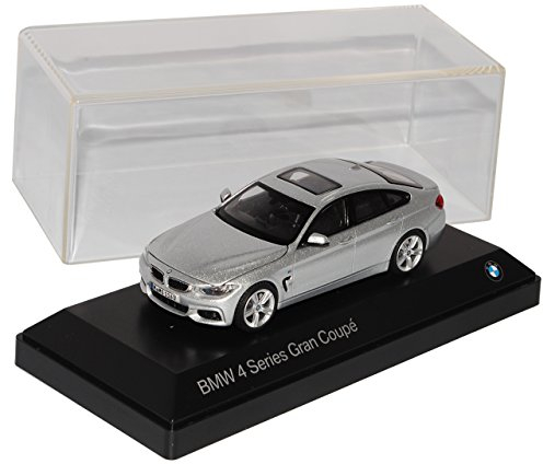 B*M*W 4er F36 Limousine Grand Coupe Silber Ab 2014 1/43 Kyosho Modell Auto mit individiuellem Wunschkennzeichen