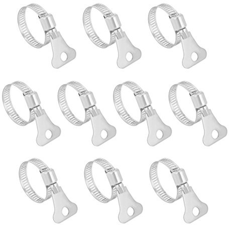 Aexit 16mm-25mm acier inoxydable 304 plage serrage collier Papillon 10pcs (99f12bc2b5455f47b7cbafd6148225fe)