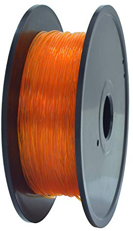 GIANTARM TPU Filament 1,75 mm für Flexible 3D-Drucker 0.5 kg,transparent orange