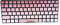 RTDPART Laptop Keyboard For RAZER Blade RZ09-0310 United States US PINK Without Frame