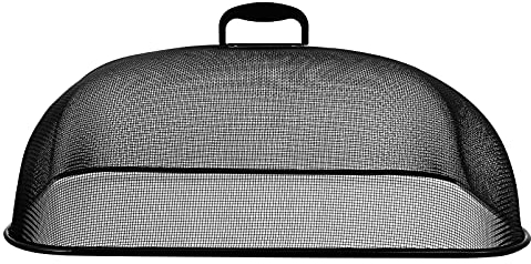 Happyyami Food Cover Dome Stainless Steel Mesh Food Tent Food Plate Dish Cover Food Screen Protector For BBQ Picnic Kitchen Home