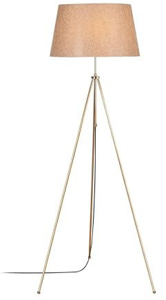 Opviq Tatum Stehleuchte | Vintage Hellbraun | Metallkörper