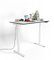 Yaasa Desk Basic S Kinderschreibtisch Höhenverstellbar, 120x70 cm, Weiß, inkl. Tastensperre und USB-Ladeanschluss, Mitwachsender Schreibtisch