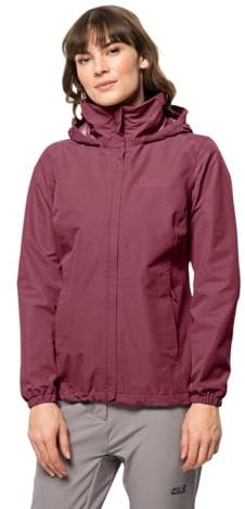 Jack Wolfskin Damen STORMY POINT 2L JKT W Wetterschutzjacke, Sangria red, XXL