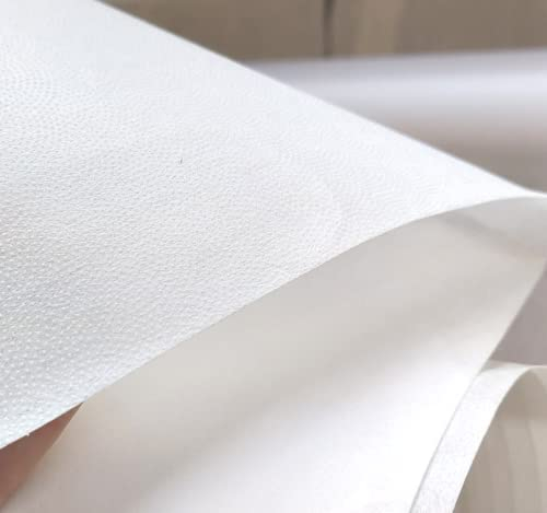 Interfacing Fabric Non-Woven Medium Weight Fusible Iron On Interfacing Fabric 75cm Wide White (3 Meters)