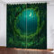 GIOVIA 3D Baum Vorhang Abdunkelnde Natur Wald Polyester Vorhänge mit ösen 2er Set Gardinen Blickdicht Verdunkelungs Geräuschreduzierung für Schlafzimmer Wohnzimmer B 220 X H 215 cm